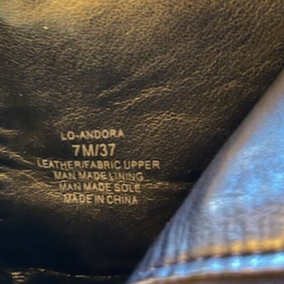 Louise Et Cie Andora OTK Boots Black Leather Stretch Louise et Cie 7M - Picture 13 of 14